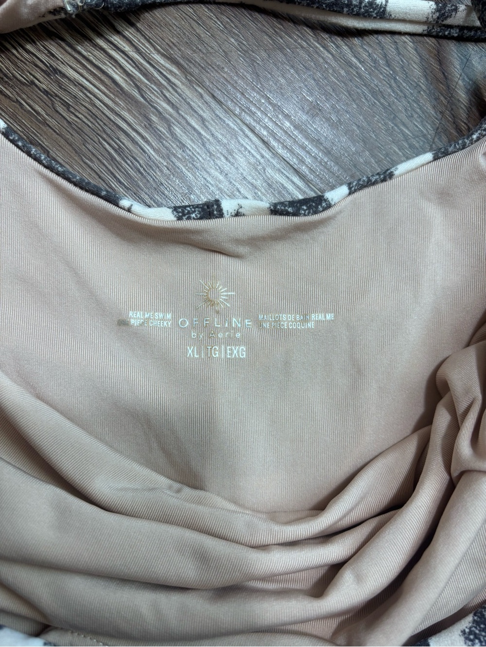 Offline by Aerie Open Back  Leopard Print One-Piece Swimsuit - Picture 2 of 5
